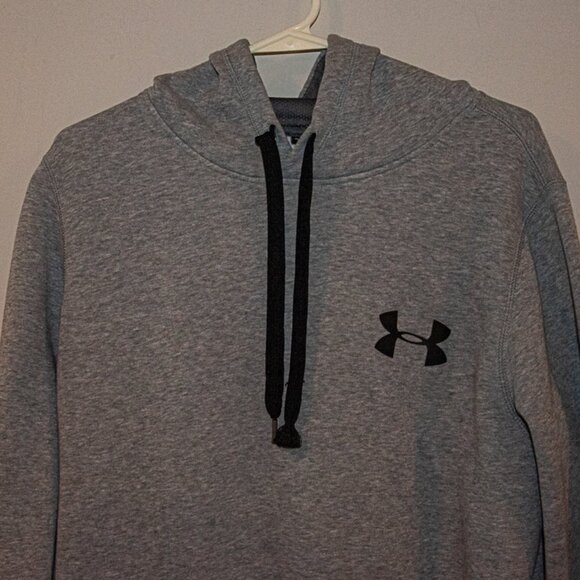 Under Armour Fleece lined Hoodie Gray  Mens Small P - Picture 2 of 4